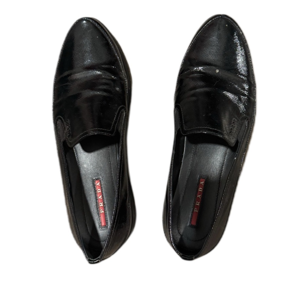 PRADA Black Loafers – Women’s Size 8 – Made in Italy
